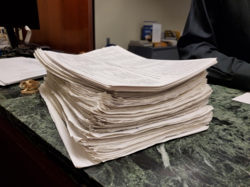 This is what it takes to get on the ballot in Minnesota as a Green! Almost 5000 signatures being turned in today so that MN voters can have a real progressive choice in November. 2020 Hawkins campaign