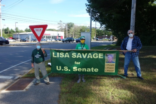 Lisa Savage supporters