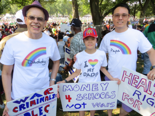 Dr Stuart Chen-Hayes and family March-on-Washington-2013