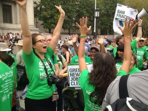 greens marching nyc